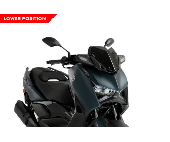 WINDSHIELD V-TECH LINE SPORT FOR YAMAHA X-MAX 300 V2 2023-2024 - D.SMOKE